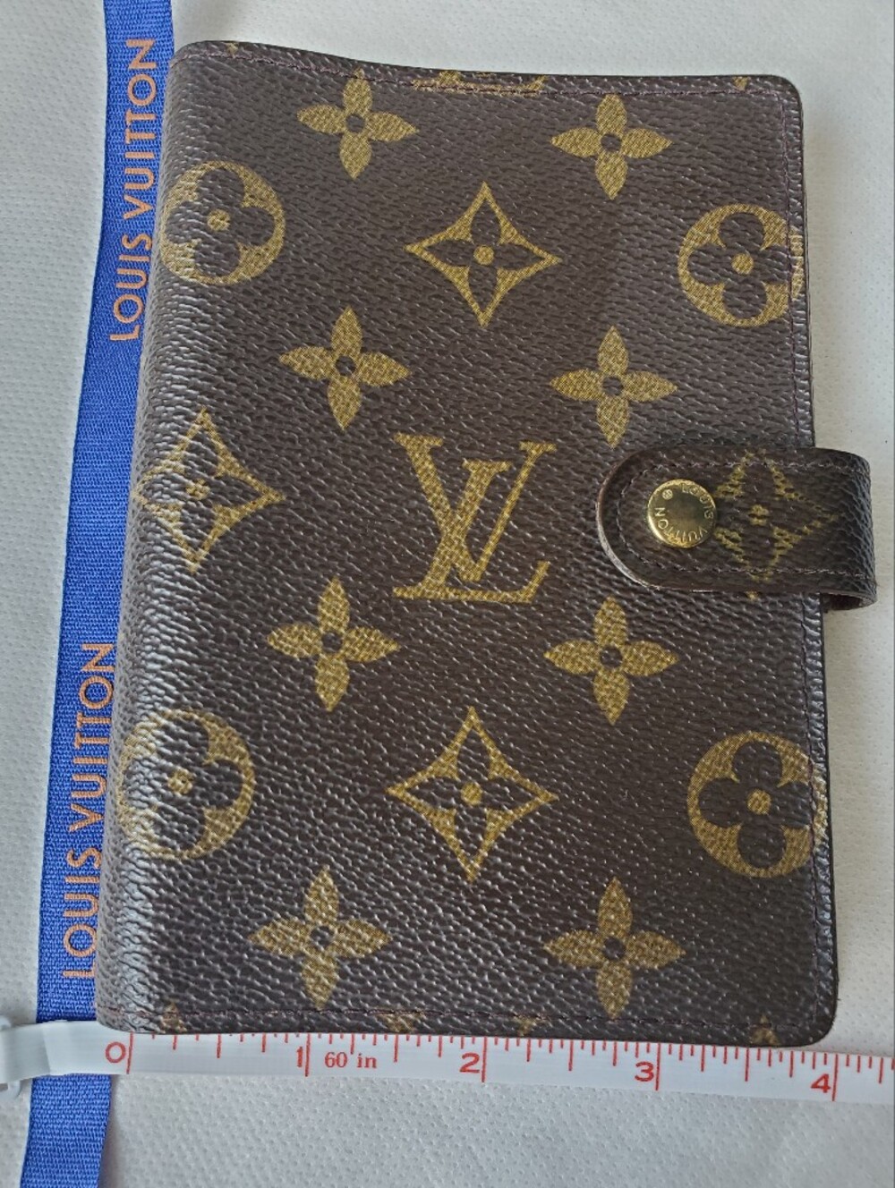 Louis Vuitton Brown Monogram Canvas Agenda Cover - Picture 14 of 16